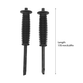 Drive Axle Nut Steel Removal Tool,Drive Axle Nut Remover, 2PCS Exquisite Workmanship Drive Axle Nut Installer and Remover Tool Black Replacement, Convenient to Use, for Corolla Camry Es, bicycle