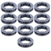 Gubeter 10pcs 22mm 3/8" 7T Sprocket Rim Std Kit for