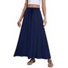 DB MOON Womens Maxi Skirt 2025 Casual Flowy Elastic High