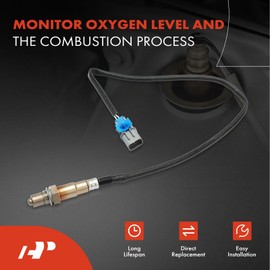 A-Premium Sensor de oxígeno compatible con Hyundai Veloster 2019-2021 KIA, L4 1.6L, aguas abajo