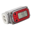 Mini Digital Turbine Flowmeter Diesel Fuel Flow Meter 10‑200L 1"