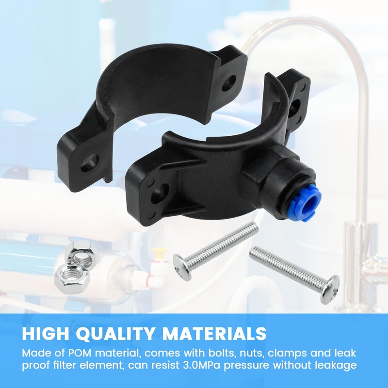 SDTC Tech 2-Pack Drain Saddle Valve with 1/4" Quick Connect