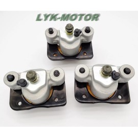 LYK Front and Rear Brake Calipers for Arctic Cat 650 700 4X4 H1 Automatic 2004-2008