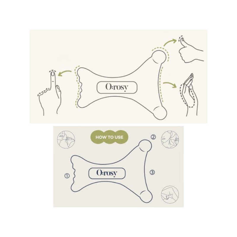 OROSY Ceramic GuaSha Massager 1ea