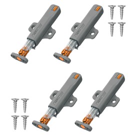 4 PCS Push to Open Door Catches Heavy Duty,Door Catch,High-Quality Strong Push to Open Door Catches for Kitchen Door Drawer,Cabinet PushPush to Open Latch,Push Opener Door Catch Latch