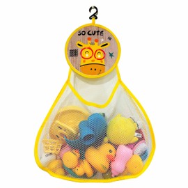 Bathroom Toy Net, Large Pocket Mesh Storage Bag Mesh Bag Organizer, Hanging Organiser Bag (Large)