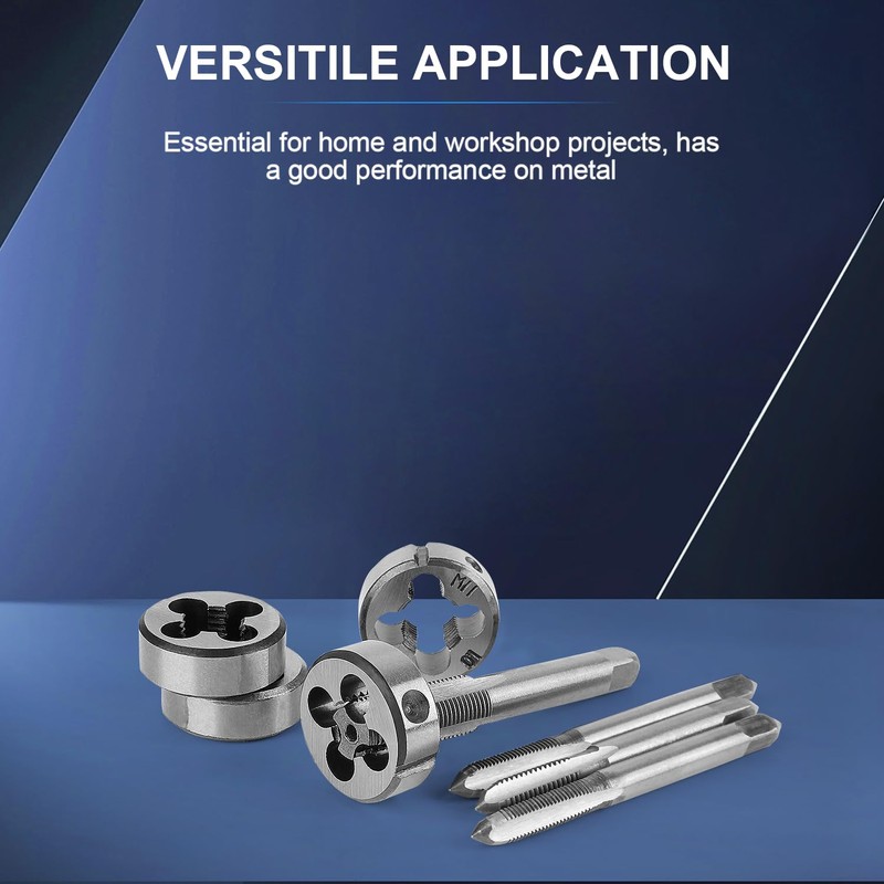 110 PCS Metric Tap and Die Set, M2-M18 Rethreading Kit