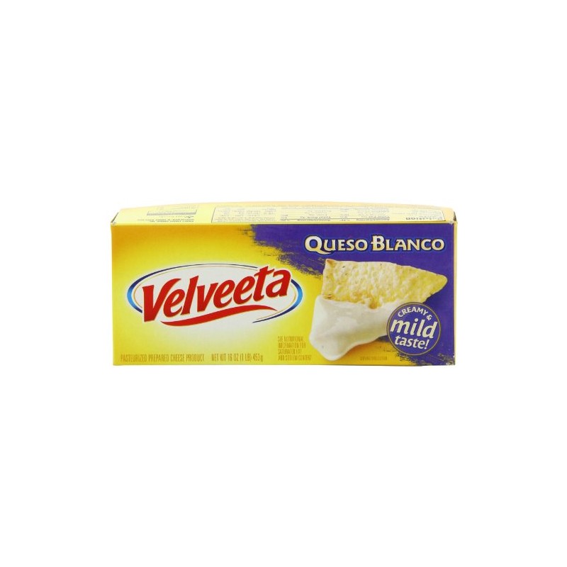 Velveeta Queso Blanco Loaf, 16-Ounce (Pack of 4)