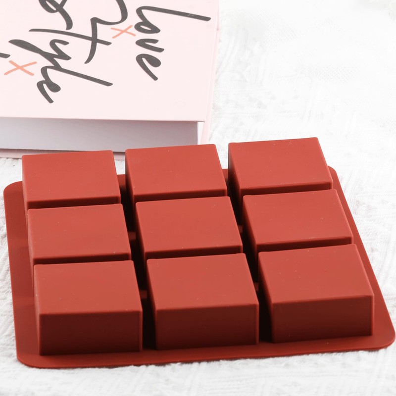 EPYHREHM Square Chocolate Molds Deep Chocolate Bar Mold For Dubai