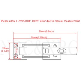 NRC&XRC Heavy Duty 316 Stainless Steel Anti-Rattle Lockable Hold Down CLAMP Two Stainless Steel Lockable Latches