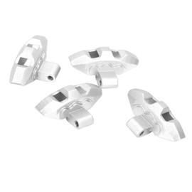 4PCS RC Replica Brake Calipers Aluminum Alloy Brake Calipers for TRAXXAS UDR 1/7 RC CarSilver