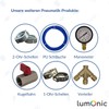 20 x Lumonic I PU Hose Plugs, 8 mm, Straight,
