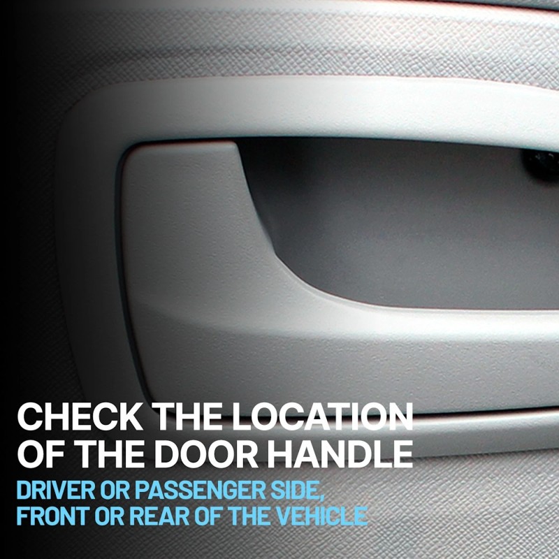 Evan-Fischer Interior Door Handle Set For 2000-2006 Nissan Sentra Front