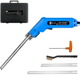 Foam Cutter Styrofoam Cutter Foam Electric Cutting Tool Air Cooled Hot Knife Adjustable Power Foam Cutter for EPP, EPS, XPS, EVA, Sponge, EPE, PU, Nylon(200W 110-120V)