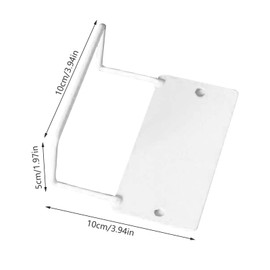 TWSOUL Mattress Holder for Bed Frame, Non-Slip Adjustable Mattress Stop, Mattress Hanger, Mattress Stabilisers, Non-Slip Stopper, Non-Slip Mattress Holding Bar, 2 Pieces (Two Hole White, 4 Pieces)