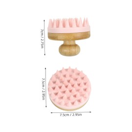 WOONEKY Cute Scalp Massager Shampoo Brush Hair Washing Exfoliator Deep Cleansing Scalp Scrubber for All Hair Types Comfortable and Easy to Use for Daily Care