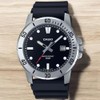 Casio MTP-VD01-1EVUDF Men's Black Dial Watch, stainlesssteel, Strap