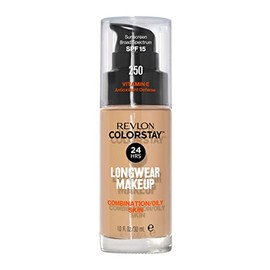 Revlon Base de Maquillaje ColorStay Make Up Cutis Mixto/Graso, Fresh Beige, 30 ml