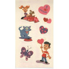 East West Distributing Valentine Temporary Tattoo Book ~ 20 Tattoos (A Celebration of Love)