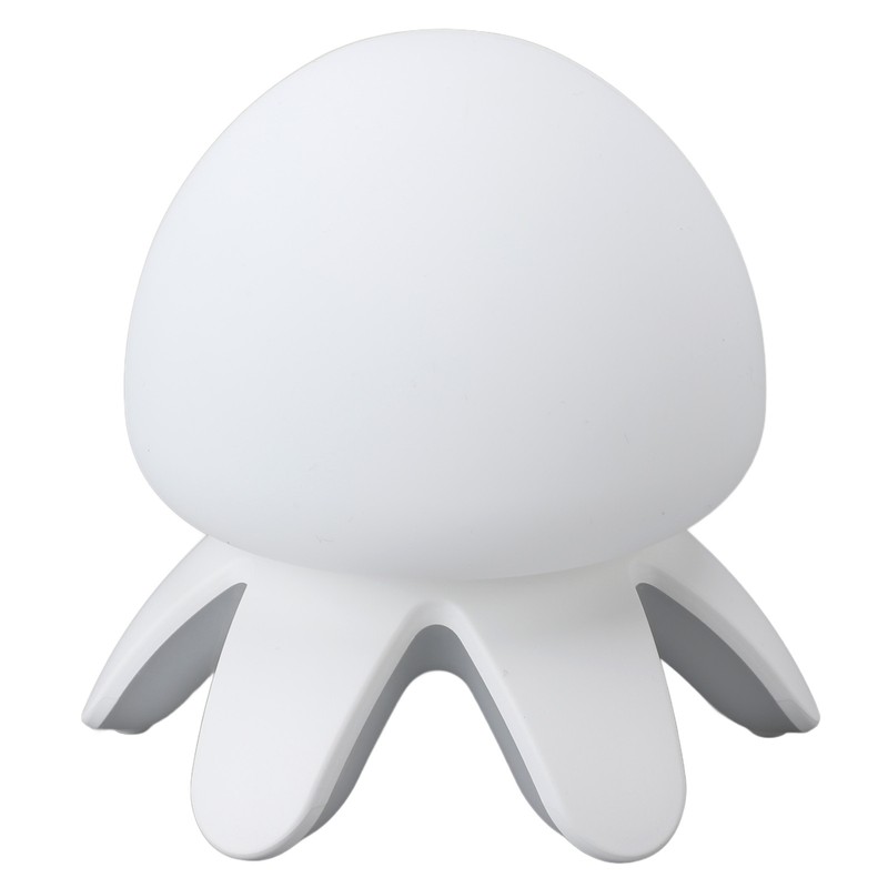 Night Light Jellyfish Shape Cute Remote Control RGB Silicone Tap