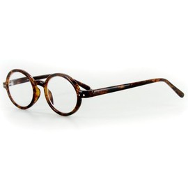"Imagine" Optical Quality Reading Glasses with Retro Round Frames (Tortoise +2.00)