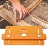 Router Table Plate Woodworking Insert Wood Trimming Milling Tools with