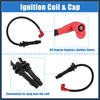 VekAuto 1set UTV Spark Plug Ignition Coil Wires No.4014296 for