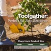 Toolgather Sharp Homi Hand Hoe - Traditional Handmade Korean Garden