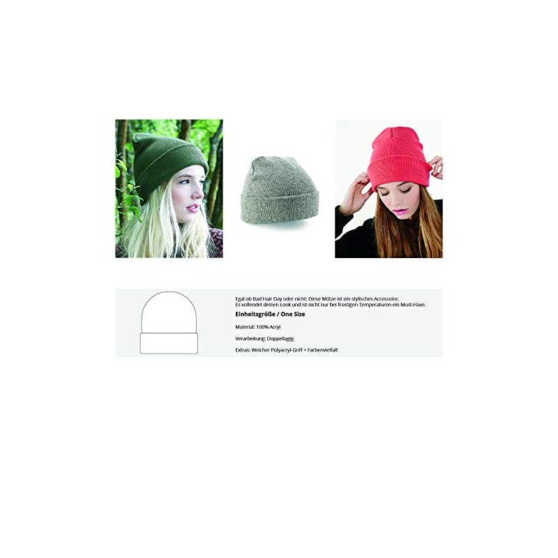 Chorchester Es Eskaliert Eh Lustige Beanie Mütze - Beanie -M-Rubinrot