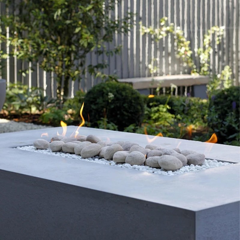 24 Fireplace Ceramic Pebbles, Round Fireplace Stone, Gas Fireplace Logs