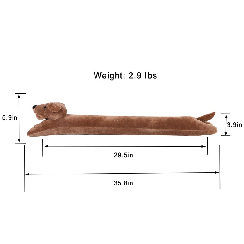 SANFERGE 36 Inch 3LB Heavy Duty Under Door Draft Stopper,