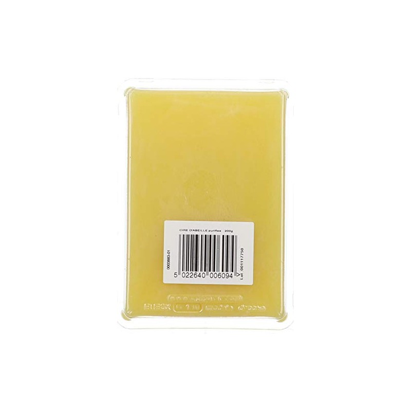 Liberon BPUR200G 200g Purified Beeswax Block