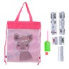 Backpack Bag WearResistant Large Capacity Rhinestones Painting with Drawstring Home