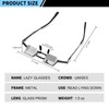 BywoBywo New Upgraded Lazy Glasses for Lying Down Bed Reading