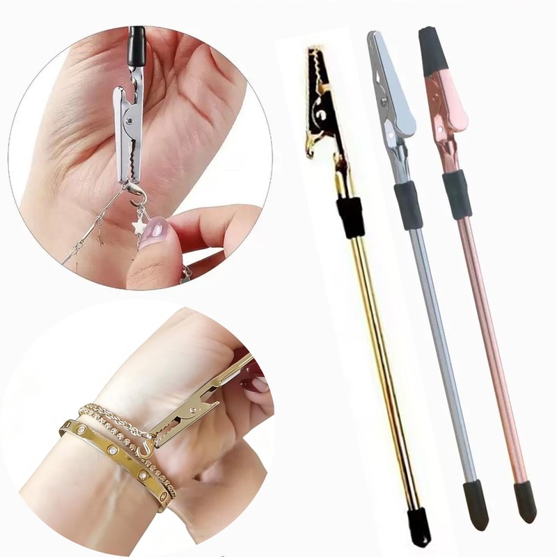 Bracelet Helper Tool, Set of 3, Metal Clasp Fastener
