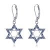 POPLYKE Star of David/Celtic Moonstone/Christmas/Daisy/Mountain Earrings 925 Sterling Silver Dangle