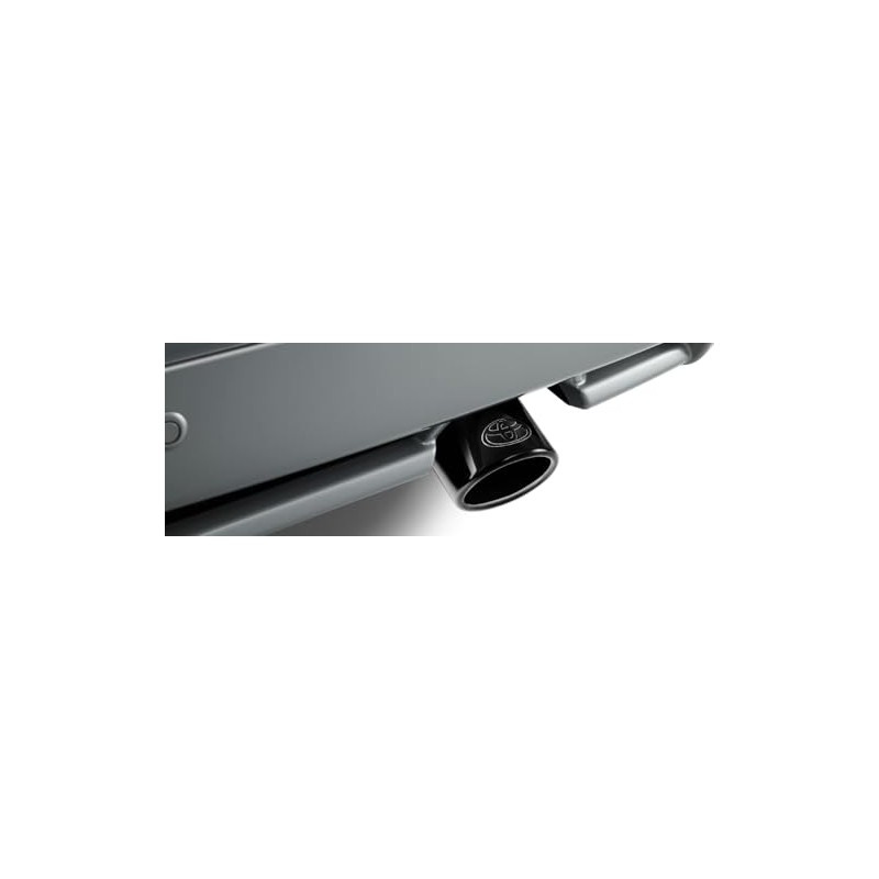 Toyota RAV4 TRD Black Chrome Exhaust Tip, 304 Stainless Steel,