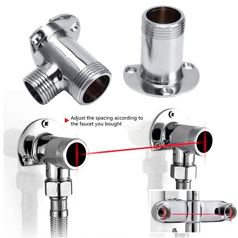 MUNEFE Universal Shower Arm Diverter, Solid Metal Shower Arm Diverter,