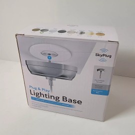 SkyX NIB SkyX 5531-BR SkyPlug Plug & Play Lighting Base Capella Bronze Finish Cat#JK