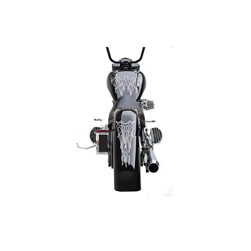 FGD Motorcycle Ghost Flame Set Gas Tank & Fender Decals