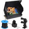 Fishing Camera Waterproof Fish Finder with Enhanced Vision Ultra-Wide Lens,