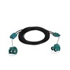 SZSAUTO Fakra Dual Z Female to Male RG174 Extension Cable