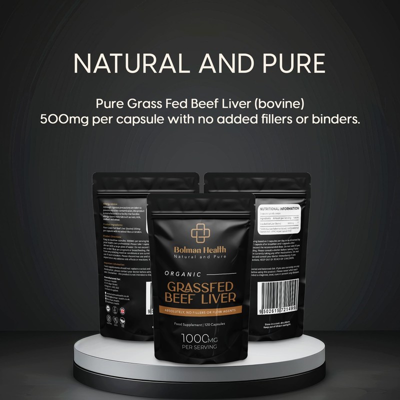 Grass Fed Beef Liver | 60 Day Supply | 120