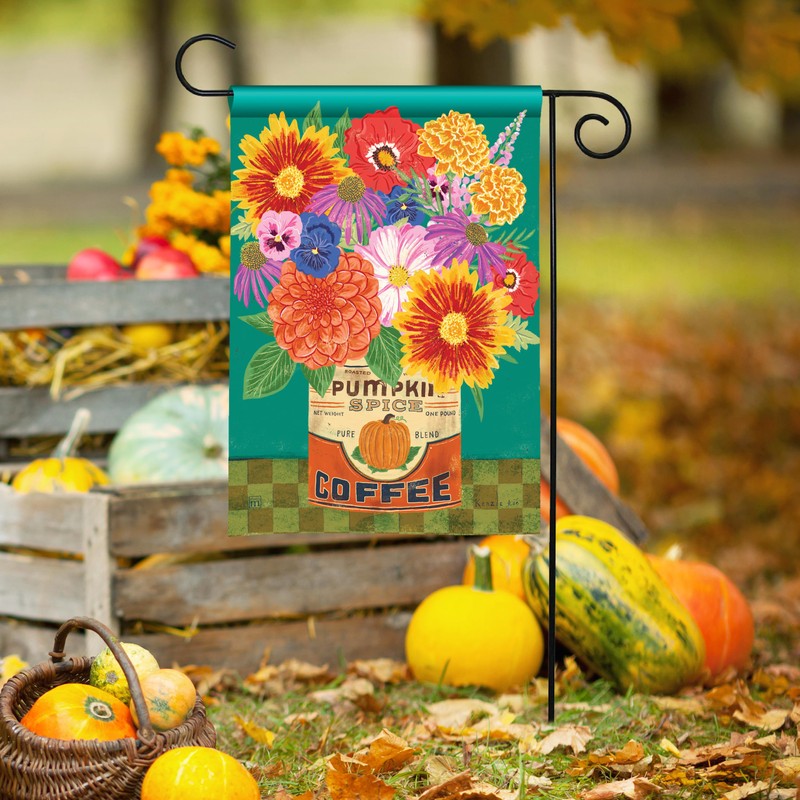 Studio M Double Sided Fall Harvest Outdoor Flag for Landscaping,