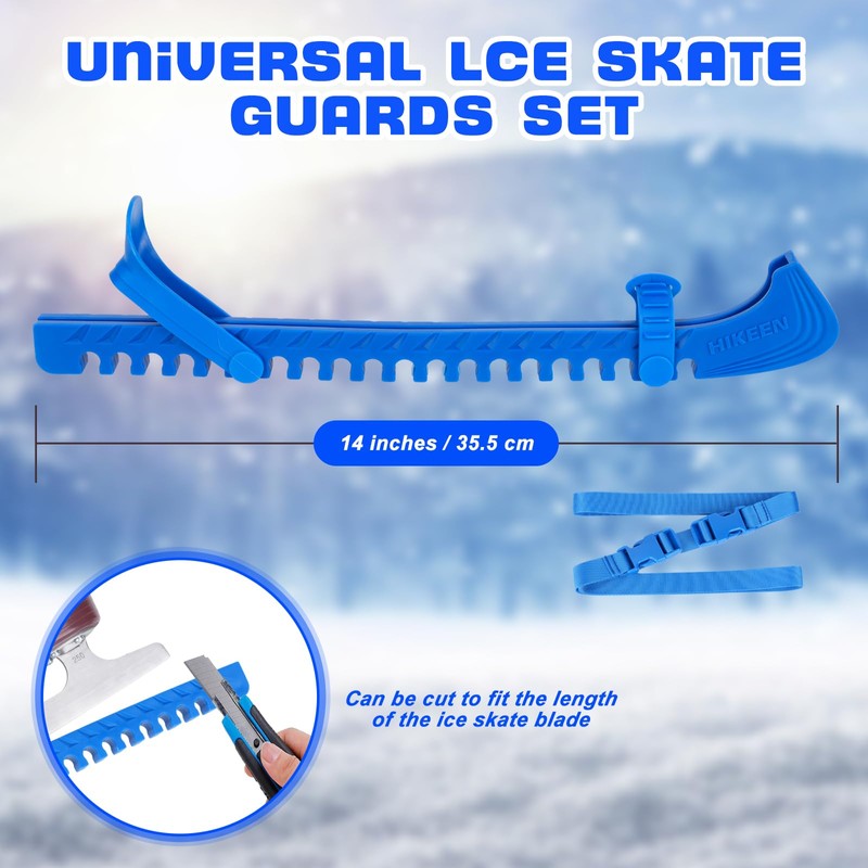 BOOSTEADY Ice Skate Protector, Adjustable Spade Protection, Blade Protectors for