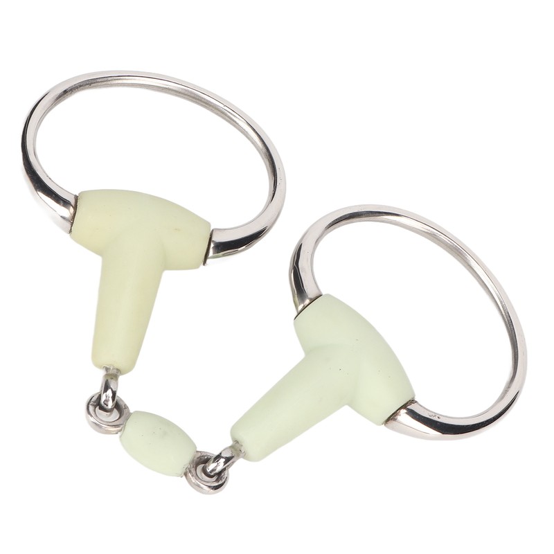 Stainless Steel Horse Bit Apple Flavor Rubber Wrapped Horse Mouth