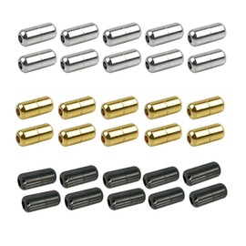 Kingsie Shoelaces, No Tie Lace Lock, Metal Fittings, Capsule Lock, Buckle, Sneakers, Casual, Shoes, Shoelaces, Accessories, Set of 30