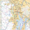 Rand McNally Easy to Read: Connecticut, Rhode Island State Map