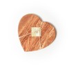 Berard Olive Wood Heart Cutting Board, Beige, 32 x 22
