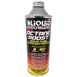 Liquid Performance - Octane Boost Race Fuel Concentrate - 16 OZ - Boosts Octane Levels Up to 8 Points - Cleans Engine, Enhances Performance, and Stabilizes Fuel - Octane Booster - Racing Fuel